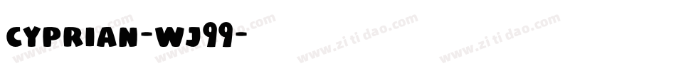 Cyprian-wJ99字体转换