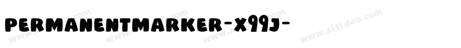 PermanentMarker-x99j字体转换