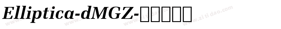 Elliptica-dMGZ字体转换