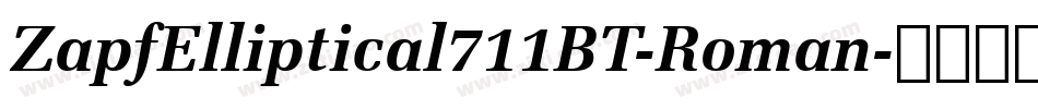 ZapfElliptical711BT-Roman字体转换