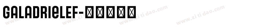 GaladrielEF字体转换