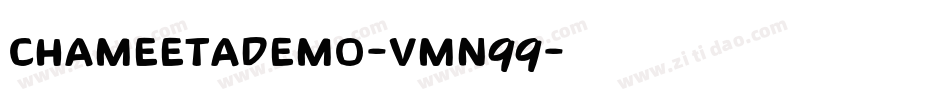 Chameetademo-vmn99字体转换