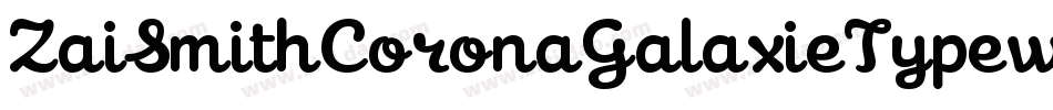 ZaiSmithCoronaGalaxieTypewriter-w1oXP字体转换