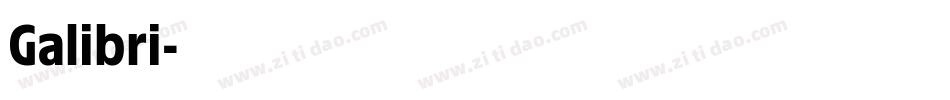 Galibri字体转换
