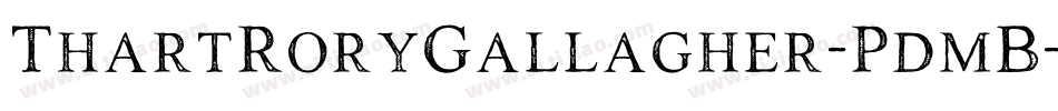 ThartRoryGallagher-PdmB字体转换