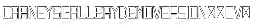 CarneysGalleryDemoVersion-2Ov0o字体转换