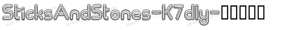 SticksAndStones-K7dly字体转换
