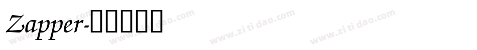 Zapper字体转换