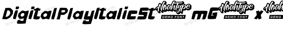 DigitalPlayItalicSt-mG7x字体转换