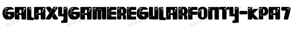 GalaxyGameRegularFonty-KPA7字体转换