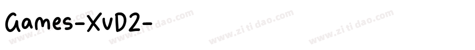 Games-XvD2字体转换