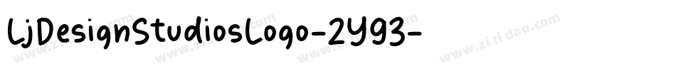LjDesignStudiosLogo-2Y93字体转换 LjDesignStudiosLogo-2Y93字体转换