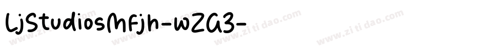 LjStudiosMfjh-wZG3字体转换