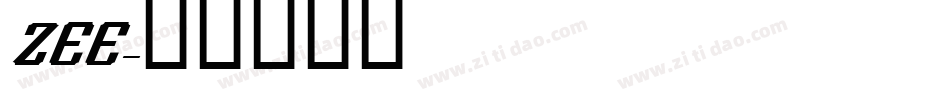 ZEE字体转换