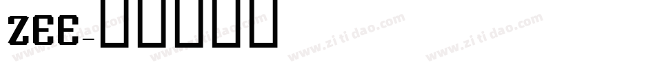 ZEE字体转换