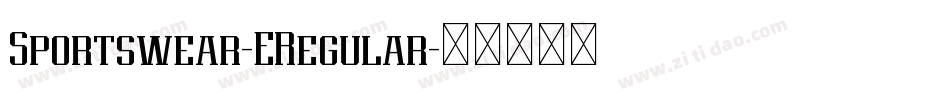 Sportswear-ERegular字体转换