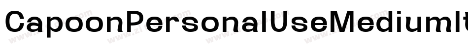 CapoonPersonalUseMediumItalic-7MvP字体转换
