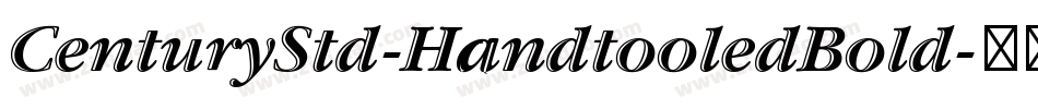 CenturyStd-HandtooledBold字体转换