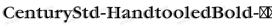 CenturyStd-HandtooledBold字体转换