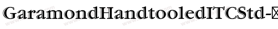 GaramondHandtooledITCStd字体转换