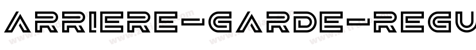 Arriere-Garde-Regular字体转换