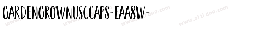 GardenGrownUsCCaps-Eaa8W字体转换