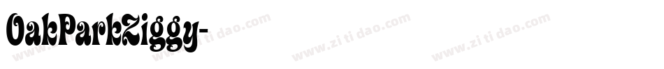 OakParkZiggy字体转换