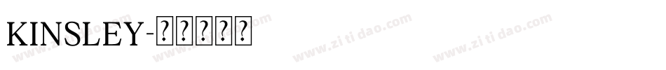 KINSLEY字体转换