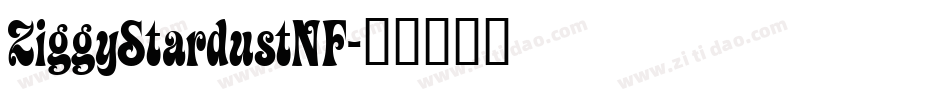 ZiggyStardustNF字体转换