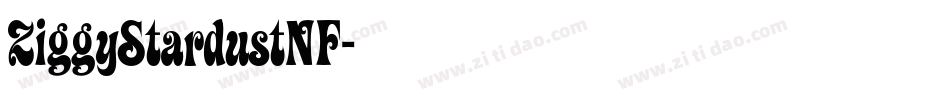 ZiggyStardustNF字体转换