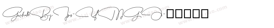 GarfieldByIsis-YMGO字体转换