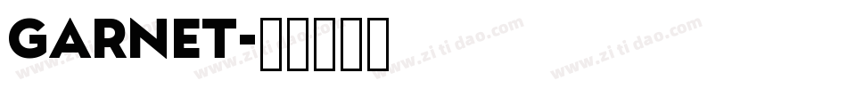 GARNET字体转换