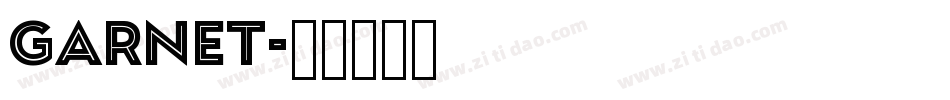 GARNET字体转换