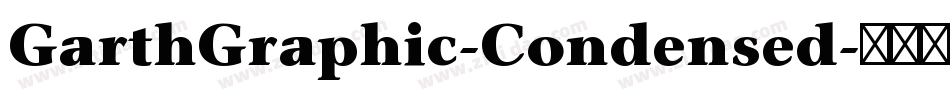 GarthGraphic-Condensed字体转换