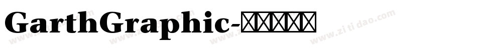 GarthGraphic字体转换