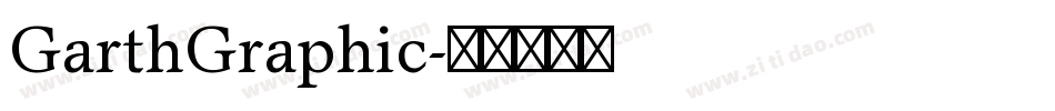 GarthGraphic字体转换