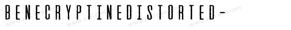 BeneCryptineDistorted字体转换