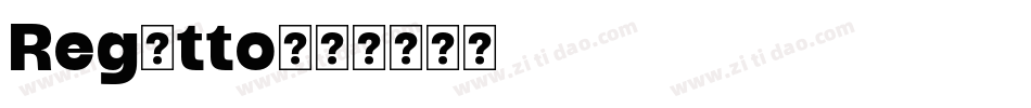 Regatto字体转换