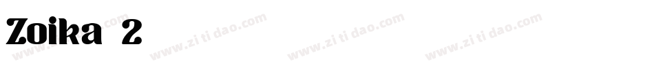 Zoika-2字体转换