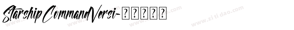 StarshipCommandVersi字体转换