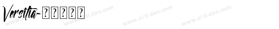 Versitia字体转换