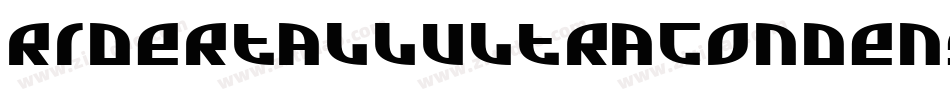 RiderTallUltraCondensedBoldItalic-8rpn字体转换