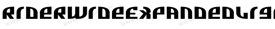 RiderWideExpandedLight-moz5字体转换 RiderWideExpandedLight-moz5字体转换