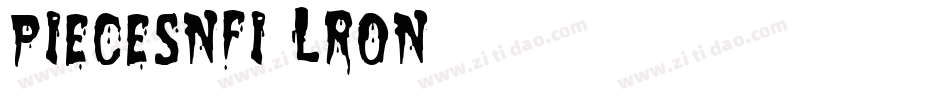 PiecesNfi-LrOn字体转换