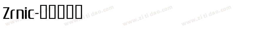 Zrnic字体转换