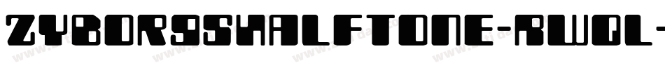 ZyborgsHalftone-RWql字体转换