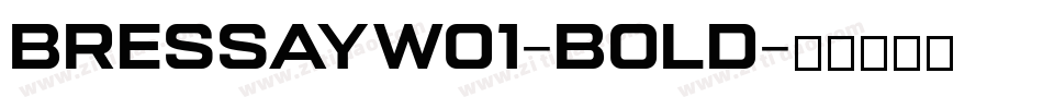 BressayW01-Bold字体转换