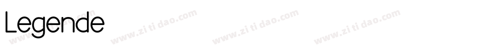 Legende字体转换