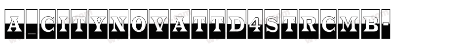 a_CityNovaTtD4StrCmb字体转换