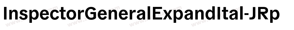 InspectorGeneralExpandItal-JRpyn字体转换